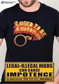 Poster - Legal or Illegal Highs can cause impotence