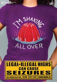 Poster - Legal or Illegal Highs can cause seizures