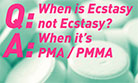 When is Ecstasy not Ecstasy? When it’s PMA/PMMA